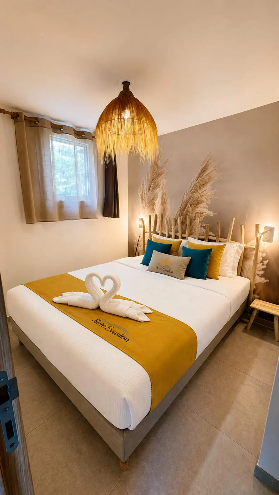 Chambre parentale de Sète Évasion avec lit queen